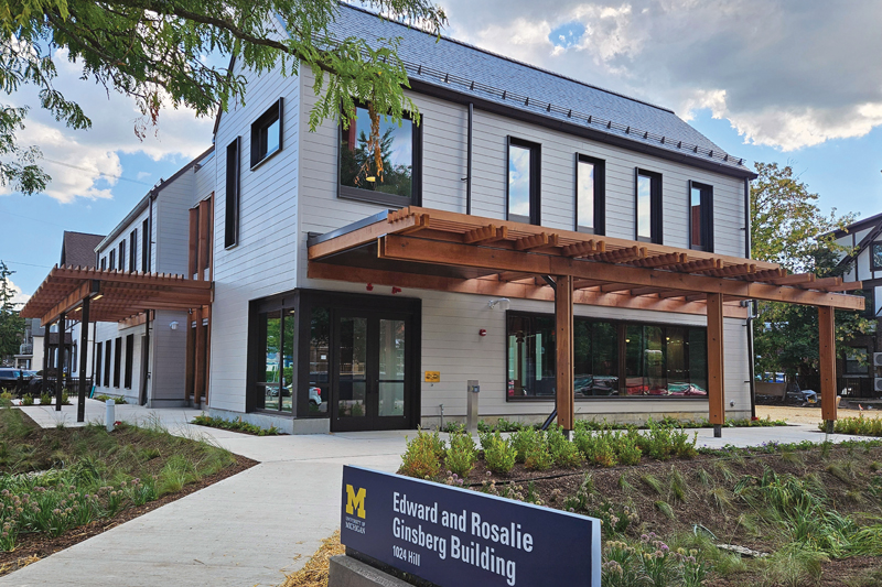 The new Edward and Rosalie Ginsberg Building